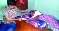 গোলাপগঞ্জের অসুস্থ্য শামীমকে ইউএনও’র অনুদান
