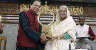 ‘ড. কালাম স্মৃতি পদক’ গ্রহণ করলেন প্রধানমন্ত্রী