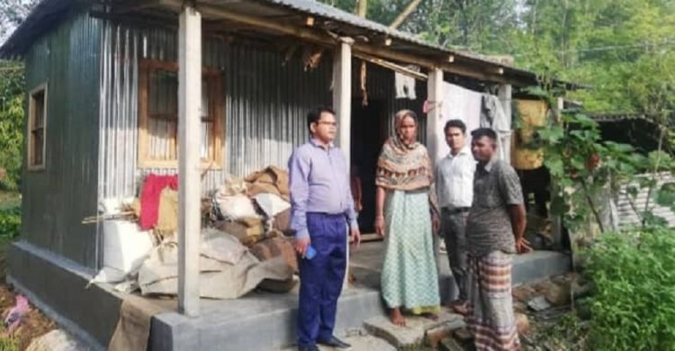 মুক্তিযোদ্ধাসহ ১৯৮ পরিবার পেলো নতুন ঘর!