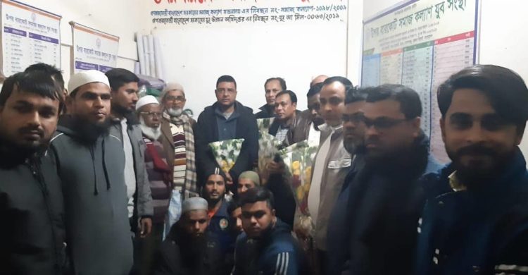 প্রবাসীদের সংবর্ধনা দিলো বারকোট সমাজ কল্যাণ যুব সংস্থা