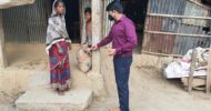 গোলাপগঞ্জ উপজেলা প্রশাসনের ত্রাণ বিতরণ অব্যাহত