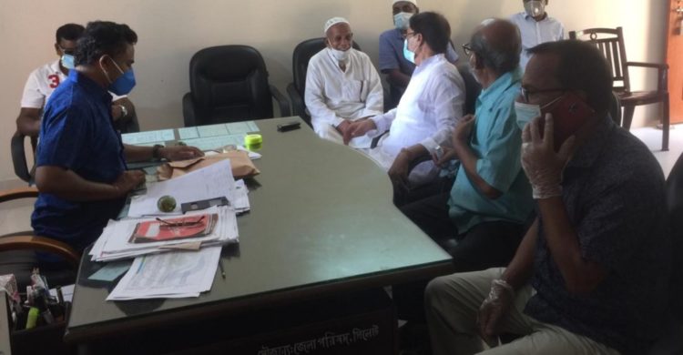 মহামারি করোনা দুর্যোগ ও রমজান উপলক্ষে ৩৫০ পরিবারকে ঢাকাদক্ষিণ উন্নয়ন সংস্থার অনুদান